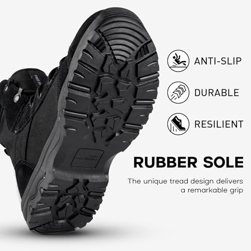 Men's Tactical Hiking Combat Work Boots 6 Inches X76792