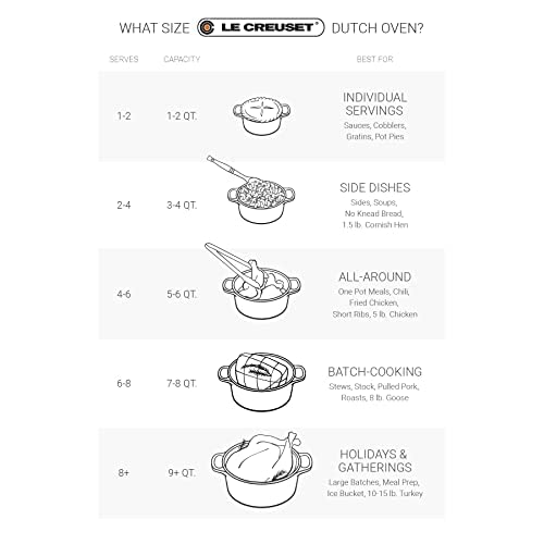 8 qt Enameled Cast Iron Oval Dutch Oven J2635
