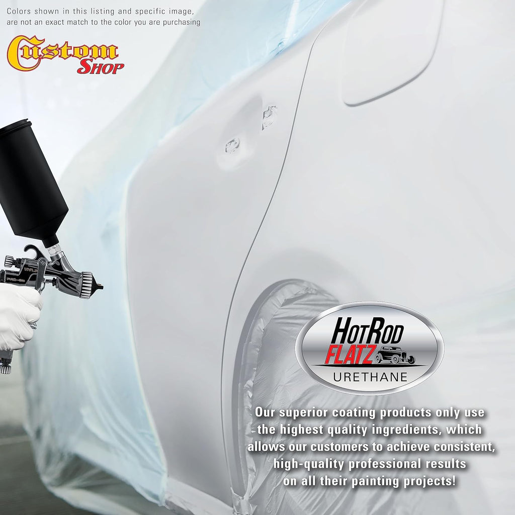 Alpine White Flat Matte Satin Urethane Auto Paint Quart Kit D5379