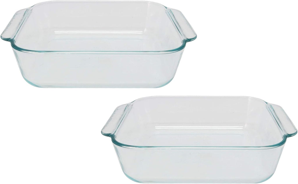 2 Pack Clear Glass Baking Dish V38776
