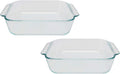 2 Pack Clear Glass Baking Dish V38776