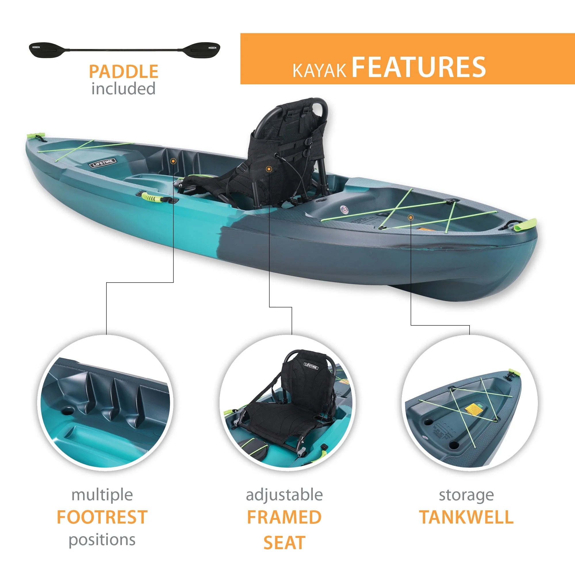 123 inch Sit-on-Top Kayak U75833