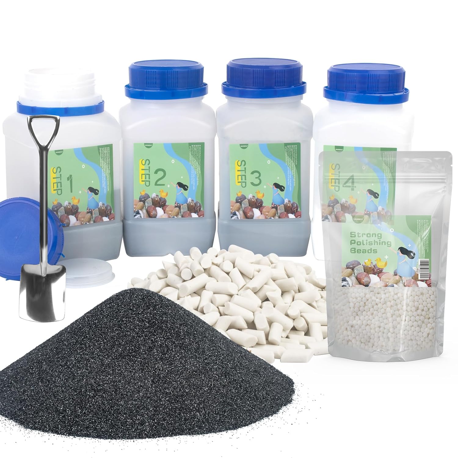 10 LBS Rock Tumbler Grit Set G144