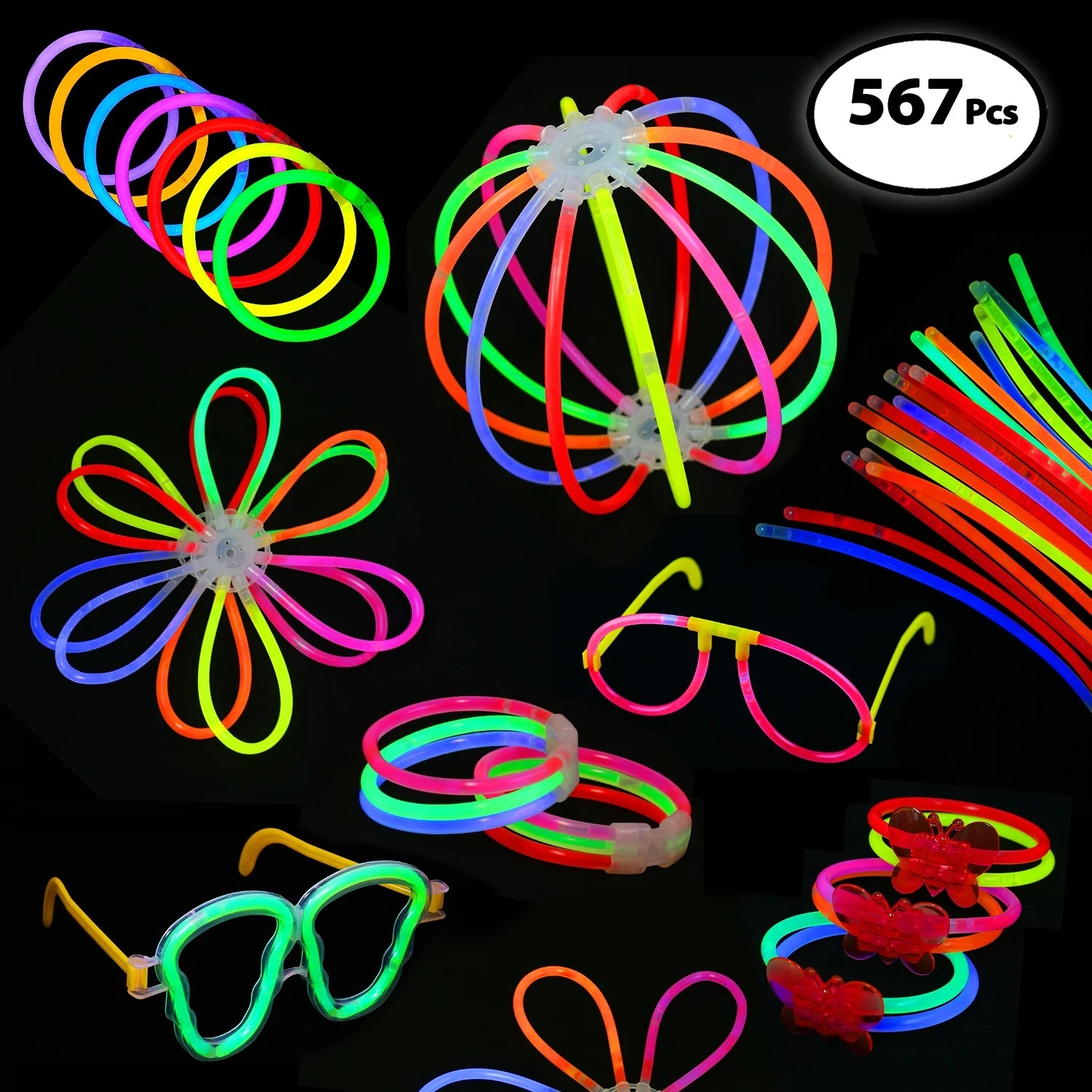 Pack of 567 Glow Sticks C41491