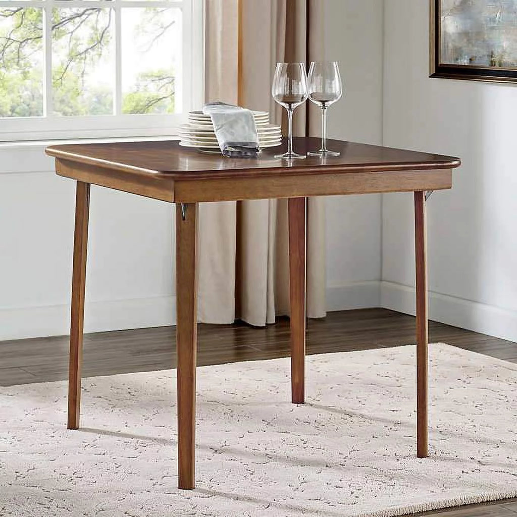 Brown Wood Folding Table U95135
