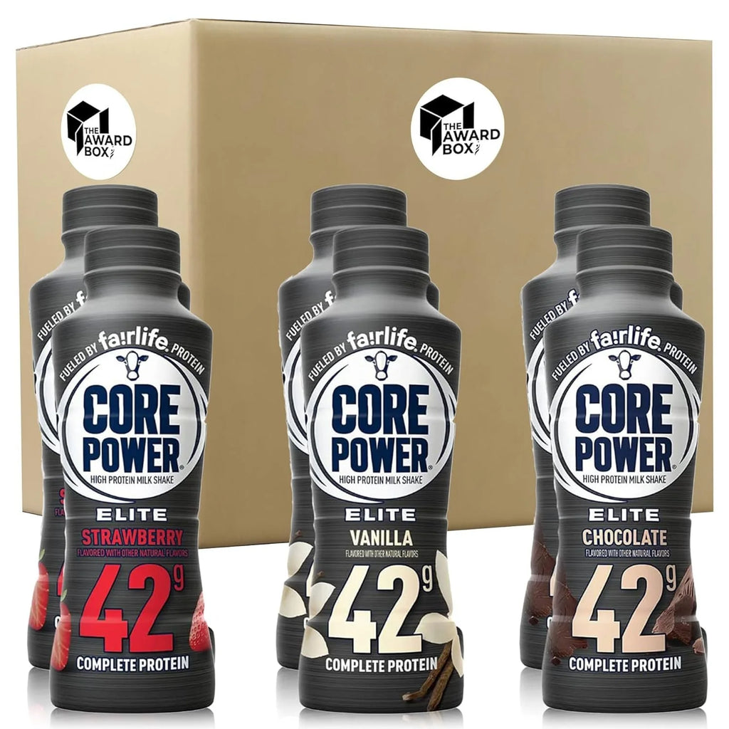 Chocolate Strawberry Vanilla High Protein Shakes 26 Grams 14 Oz. 6 pack S416