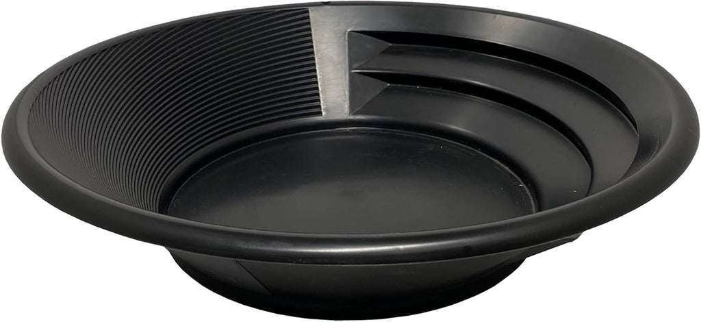 Compact Gold Panning Kit with 2 Classifier Sifting Pans (Black) F324793