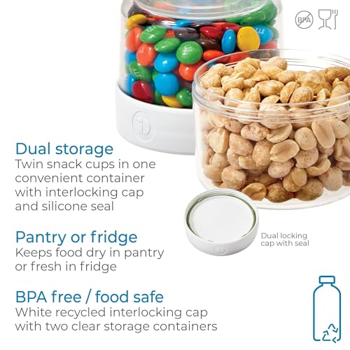 Recycled Plastic Medium Cabinet and Pantry Storage Canister O798574
