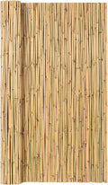 Natural Rolled Bamboo Fence, 0.7 in D x 6 feet High x 8 feet Long O29784