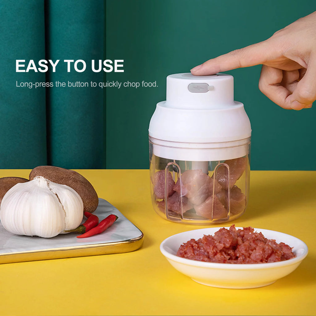 Electric Chopper Salad Mincer Cutter USB Wireless R64051