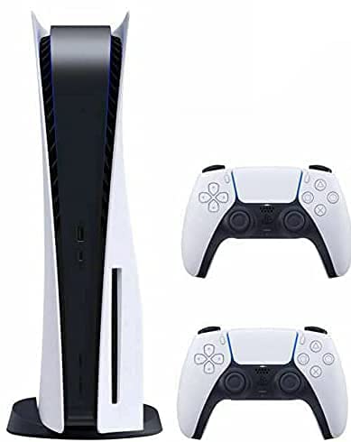 Playstation 5 Disc Version Console - Additional Controller, 825GB SSD (Renewed) B6375
