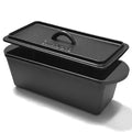 Rectangular Cast Iron Bread Loaf Pan with Lid H33328