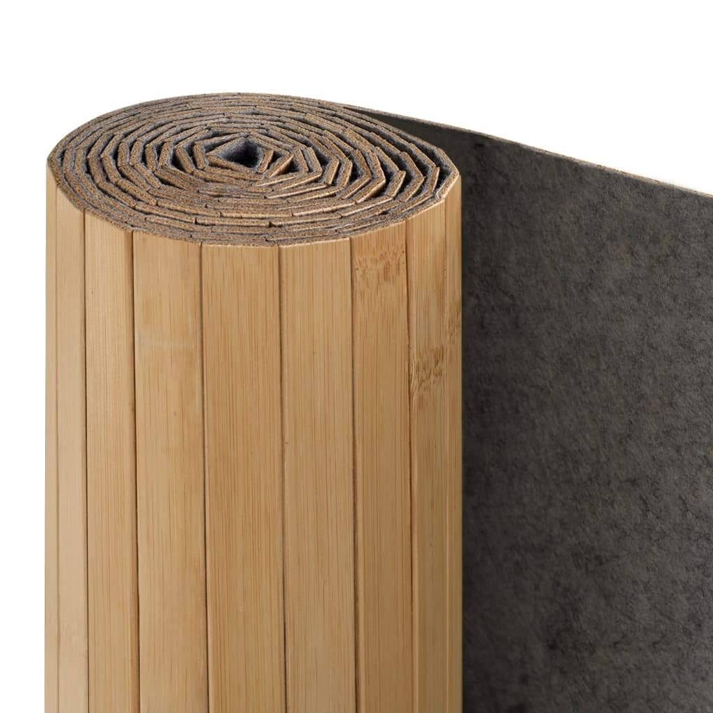 Bamboo Room Divider 98.4x22x65x22 Natural P17023