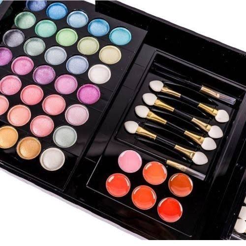 All-in-One Makeup Kit Cosmetics Set Eye Shadows Blush Lips Bag Q7505