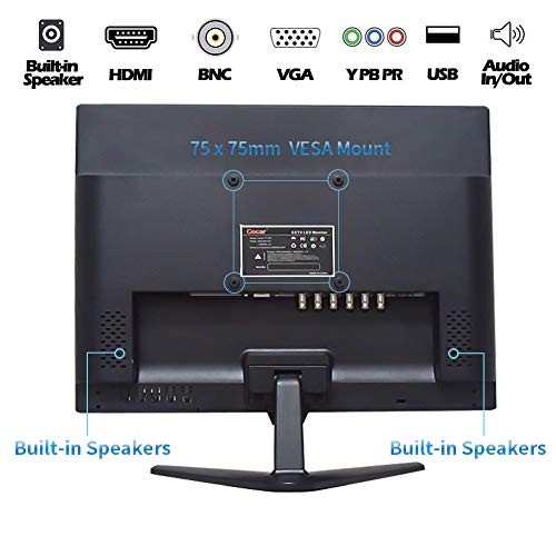 19.5" 1600x900 BNC CCTV Monitor J7954