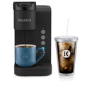White Single-Serve K-Cup Pod Coffee Maker with 36oz Removable Reservoir C294508