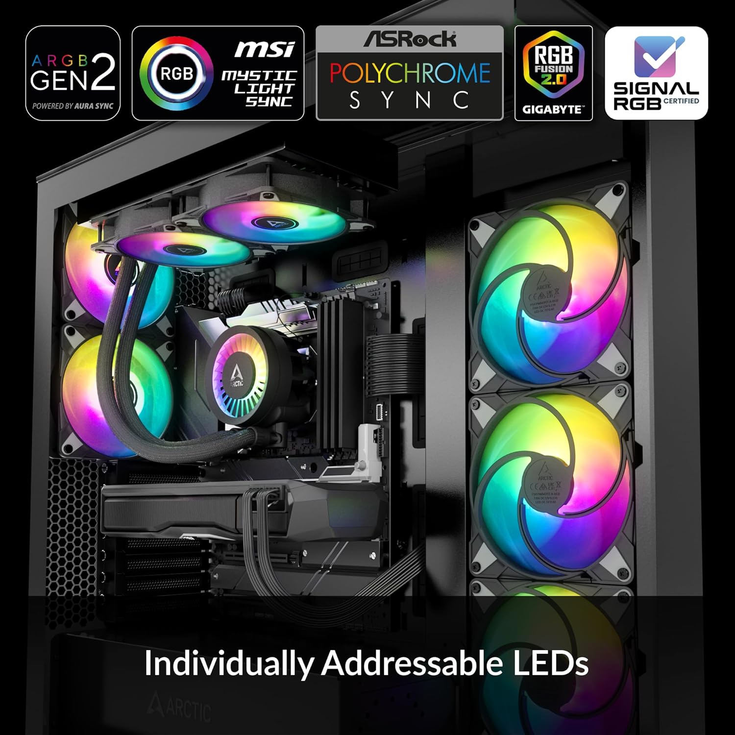 Black 280 CPU AIO Water Cooler T952500