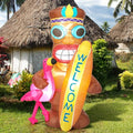 6ft Inflatable Dinosaur with LED M7552