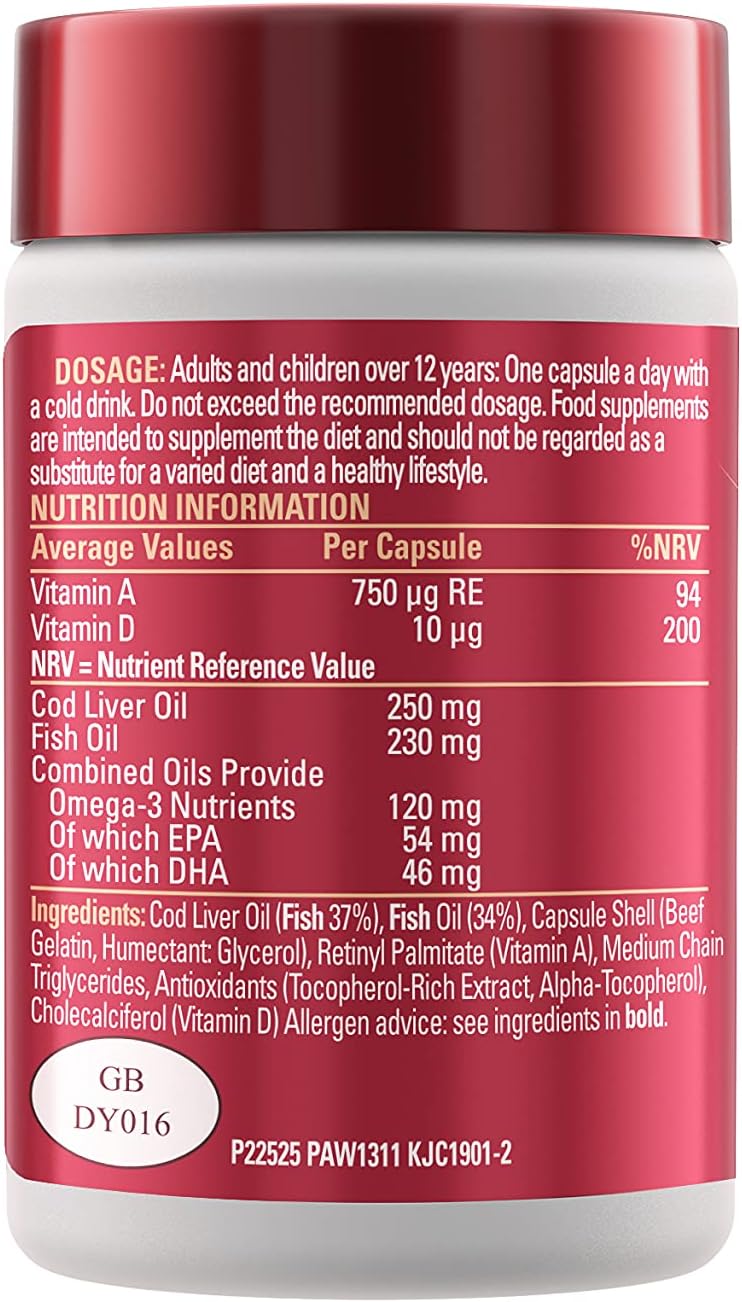 Cod Liver Oil 60 Capsules T281532
