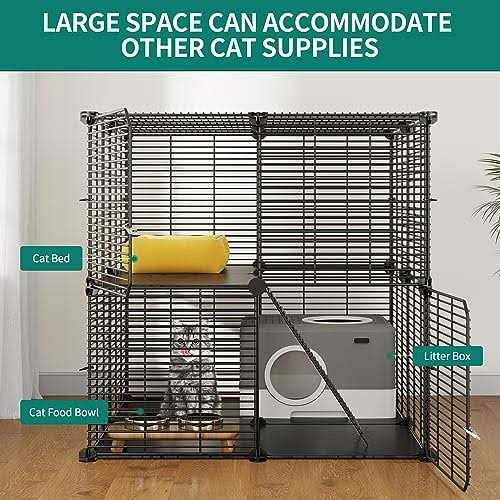 2 Tier Metal Cat Cage N9839