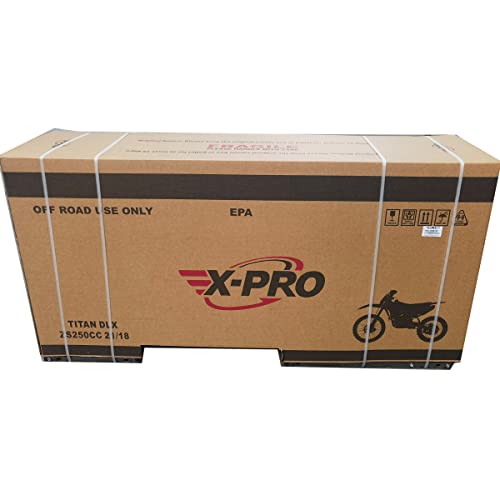 250cc Dirt Bike with 5-Speed Manual Transmission, 21"/18" Wheels, Electric/Kick Start R688
