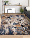 6x9 Non-Shedding Abstract Area Rug I173747