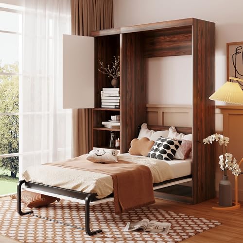 Queen Size Wood Murphy Bed D717
