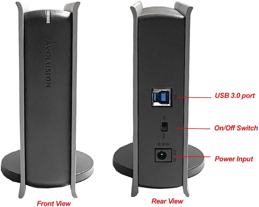 4TB USB 3.0 External Gaming Hard Drive (Grey) L8682