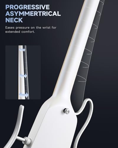 Metallic White Electric Guitar Kit D213