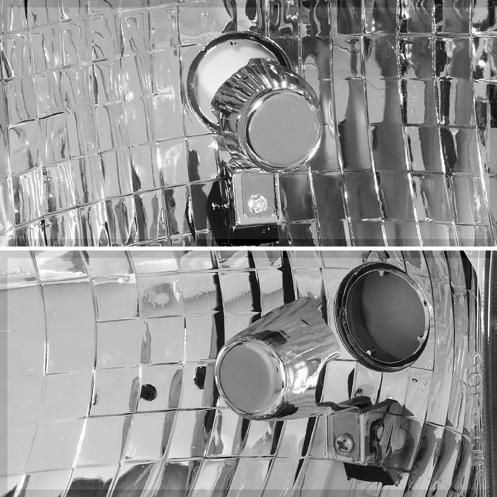 Chrome Housing Headlight Clear Corner Turn Signal Reflector X6648