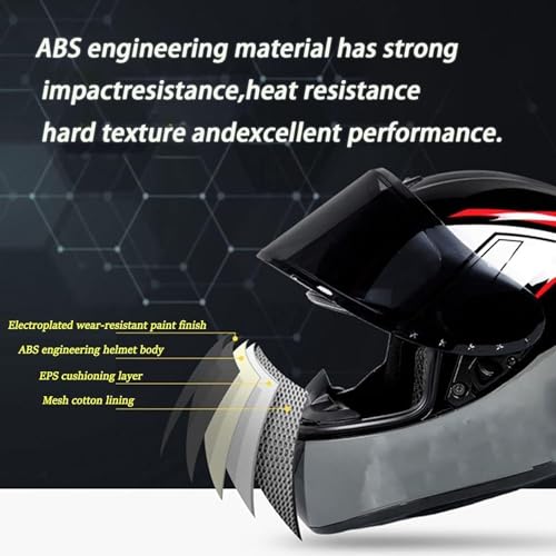 Flip-Up Modular Full Face Motorcycle Helmet Y2369
