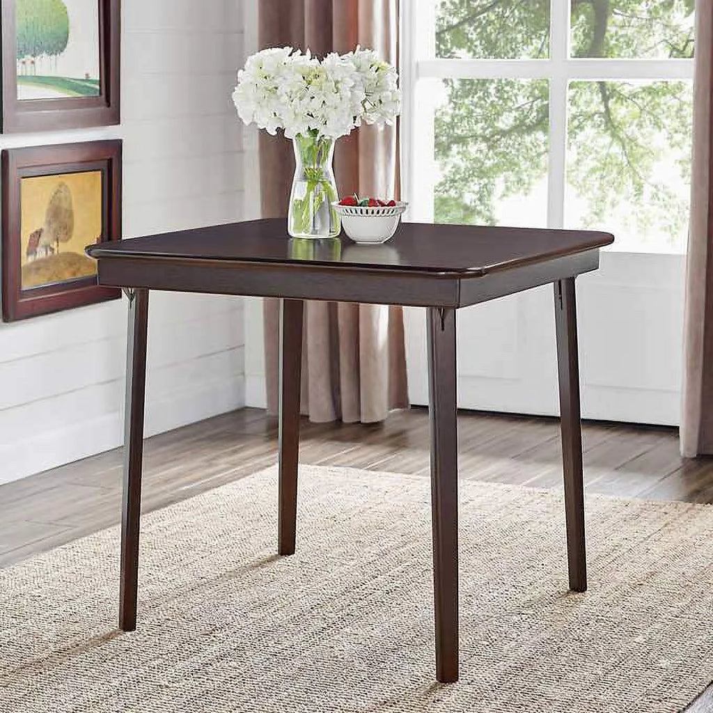 Brown Wood Folding Table U95135