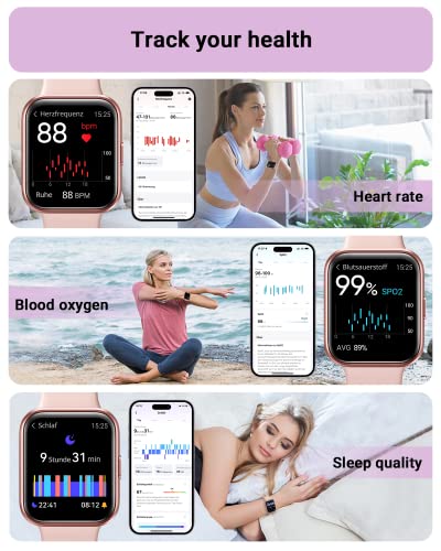 1.8" Touch Screen Smart Watch with Alexa Built-in V688527