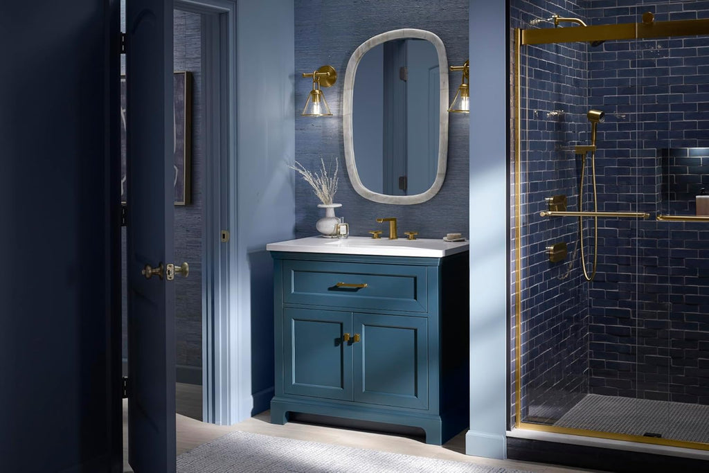 24 in. Bathroom Vanity Cabinet with Sink and Quartz Top J7126
