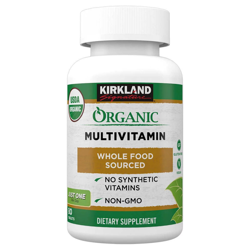 USDA Organic Multivitamin, 80 Coated Tablets S6705