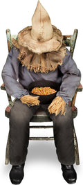 Sitting Scarecrow Animatronic 4.5 Feet D48202
