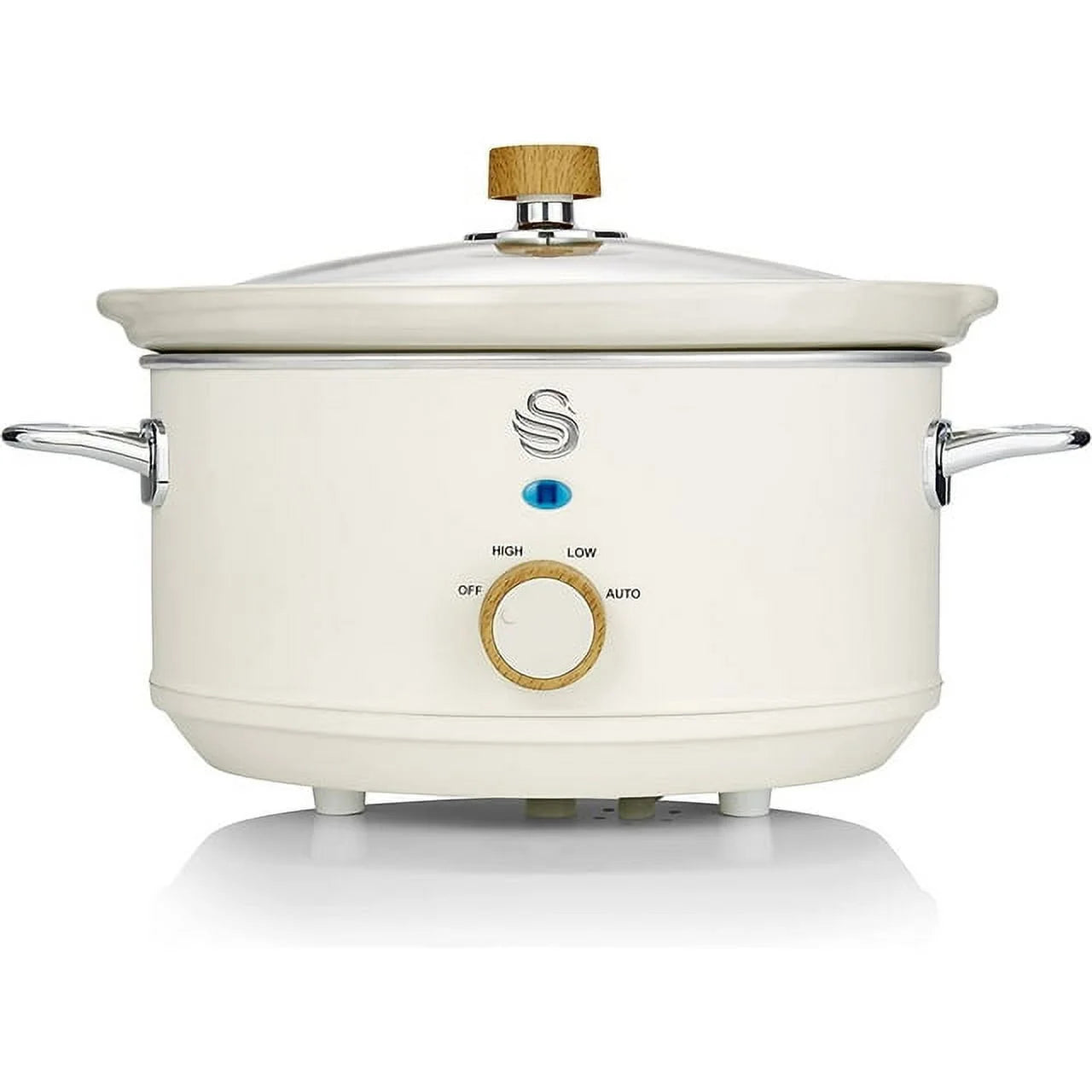 3.7 qt White Slow Cooker B76034