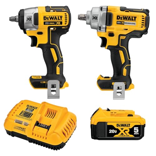 20V MAX Cordless Impact Wrench Combo Kit with 5ah Battery and Charger N932