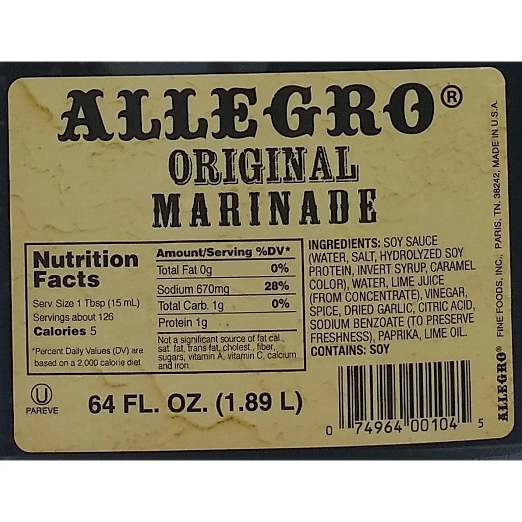 64 Ounce Marinade O828787