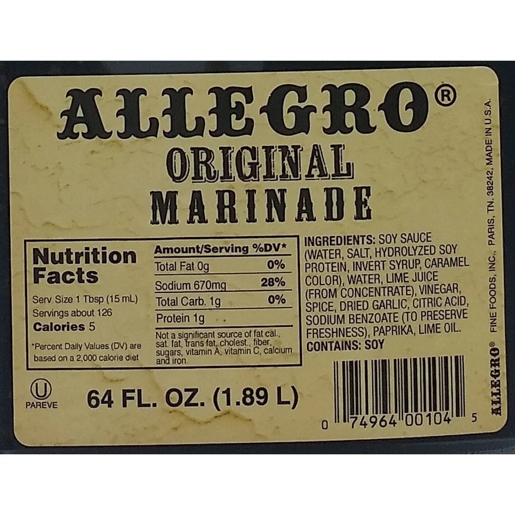 64 Ounce Marinade O828787