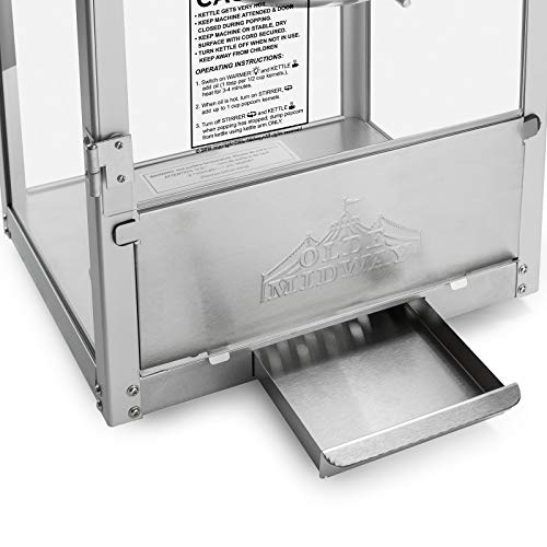 Black 8-Ounce Popcorn Machine N4007