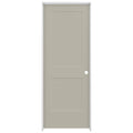 30 in. x 80 in. Desert Sand Left-Hand Smooth Solid Core Molded Composite MDF Single Prehung Interior Door C5330