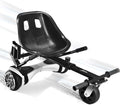 Black Hoverboard Seat Attachment with Off-Road Tire O373