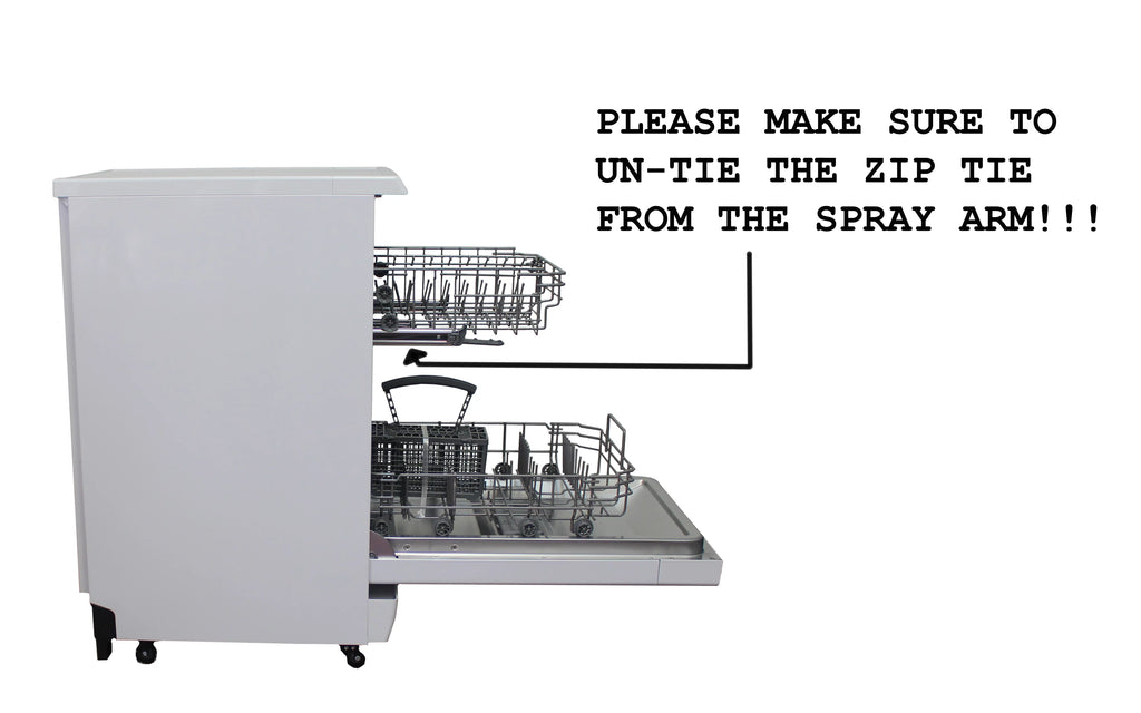 White 18" Portable Dishwasher L597040