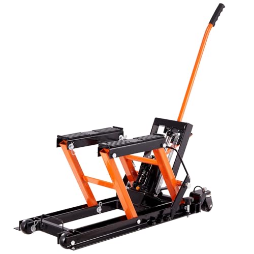 1500 LBS Hydraulic Scissor Motorcycle Jack Stand with 4 Wheels I48004