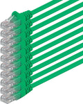 Green 0.5m 10 Pieces Ethernet LAN Network Cable RJ45 UTP Cat.5 M49611