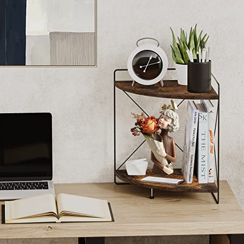 2 Tier Corner Shelf, 9.8x9.8x13.1in O996