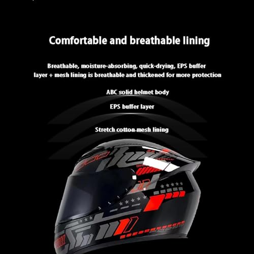 Flip-Up Modular Full Face Motorcycle Helmet Y2369