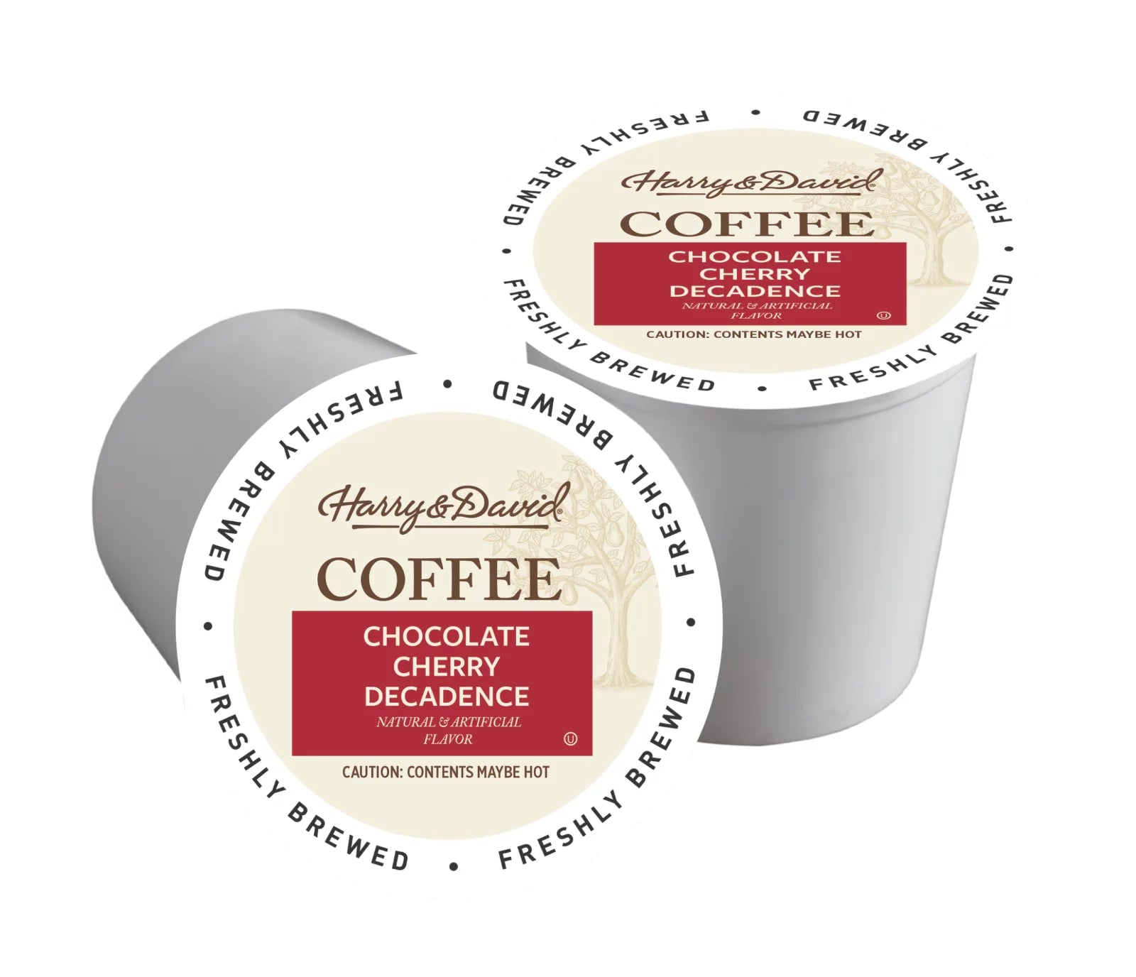 Coffee Combo, Chocolate Cherry Decadence, Caramel Pecan 2/18 ct boxes I498
