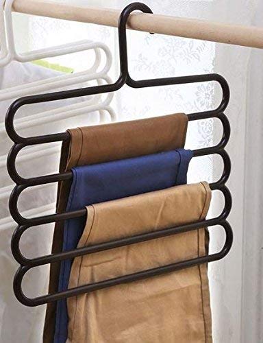 5-in-1 Plastic Hanger Clothes Organiser (Pack of 3) L817519